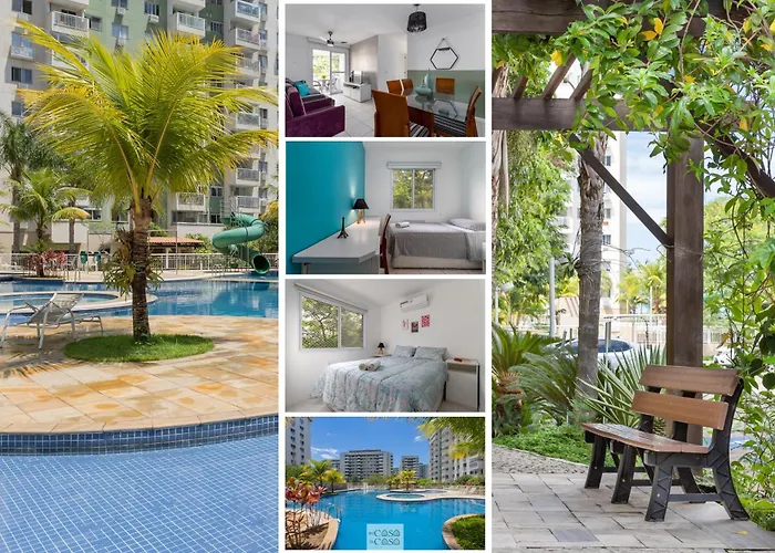 3 Quartos Em Condominio Com Piscina, Estacionamento E Portaria 24H A 300M Do Centro De Convencoes Riocentro