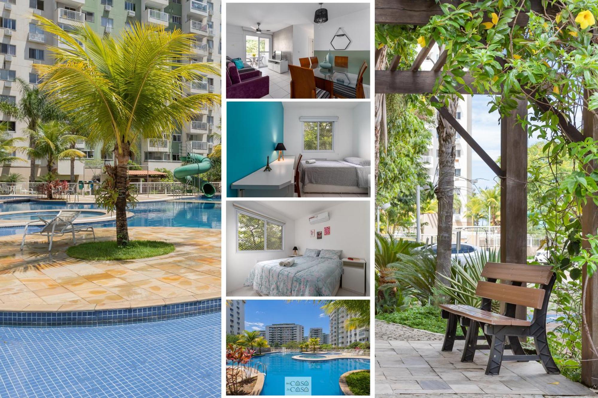Apartment Riocentro: 3 Quartos Com Piscina E Segurança 24h *