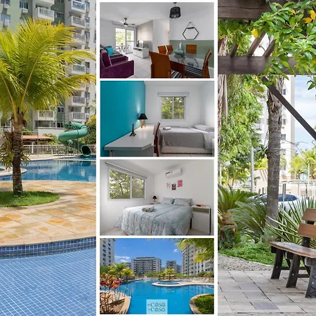 3 Quartos Em Condominio Com Piscina, Estacionamento E Portaria 24H A 300M Do Centro De Convencoes Riocentro 里约热内卢 Exterior photo