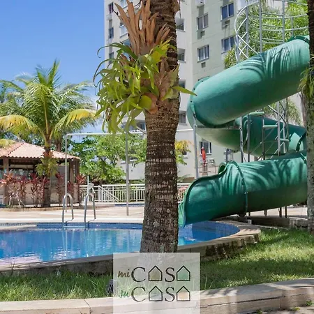 3 Quartos Em Condominio Com Piscina, Estacionamento E Portaria 24H A 300M Do Centro De Convencoes Riocentro 里约热内卢 Exterior photo