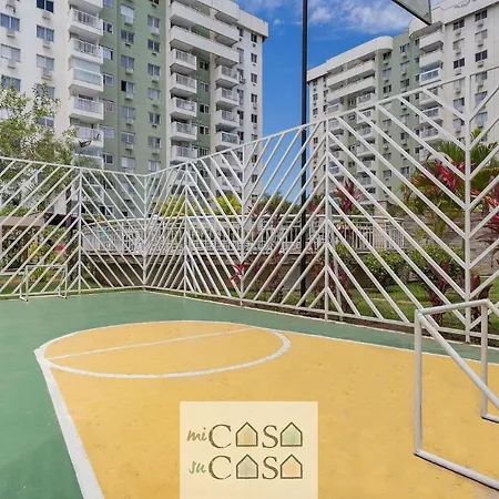 3 Quartos Em Condominio Com Piscina, Estacionamento E Portaria 24H A 300M Do Centro De Convencoes Riocentro 里约热内卢 Exterior photo