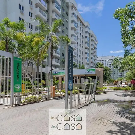3 Quartos Em Condominio Com Piscina, Estacionamento E Portaria 24H A 300M Do Centro De Convencoes Riocentro 里约热内卢 Exterior photo