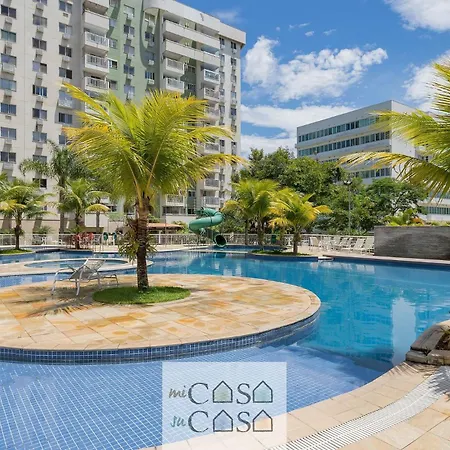 3 Quartos Em Condominio Com Piscina, Estacionamento E Portaria 24H A 300M Do Centro De Convencoes Riocentro 里约热内卢 Exterior photo